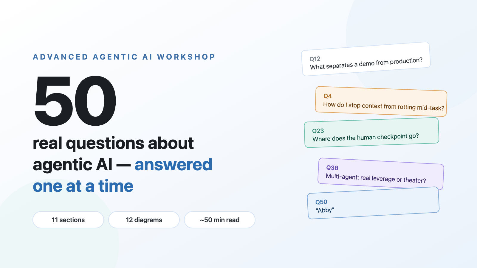 How to Learn Agentic AI: 50 Real Questions, Answered