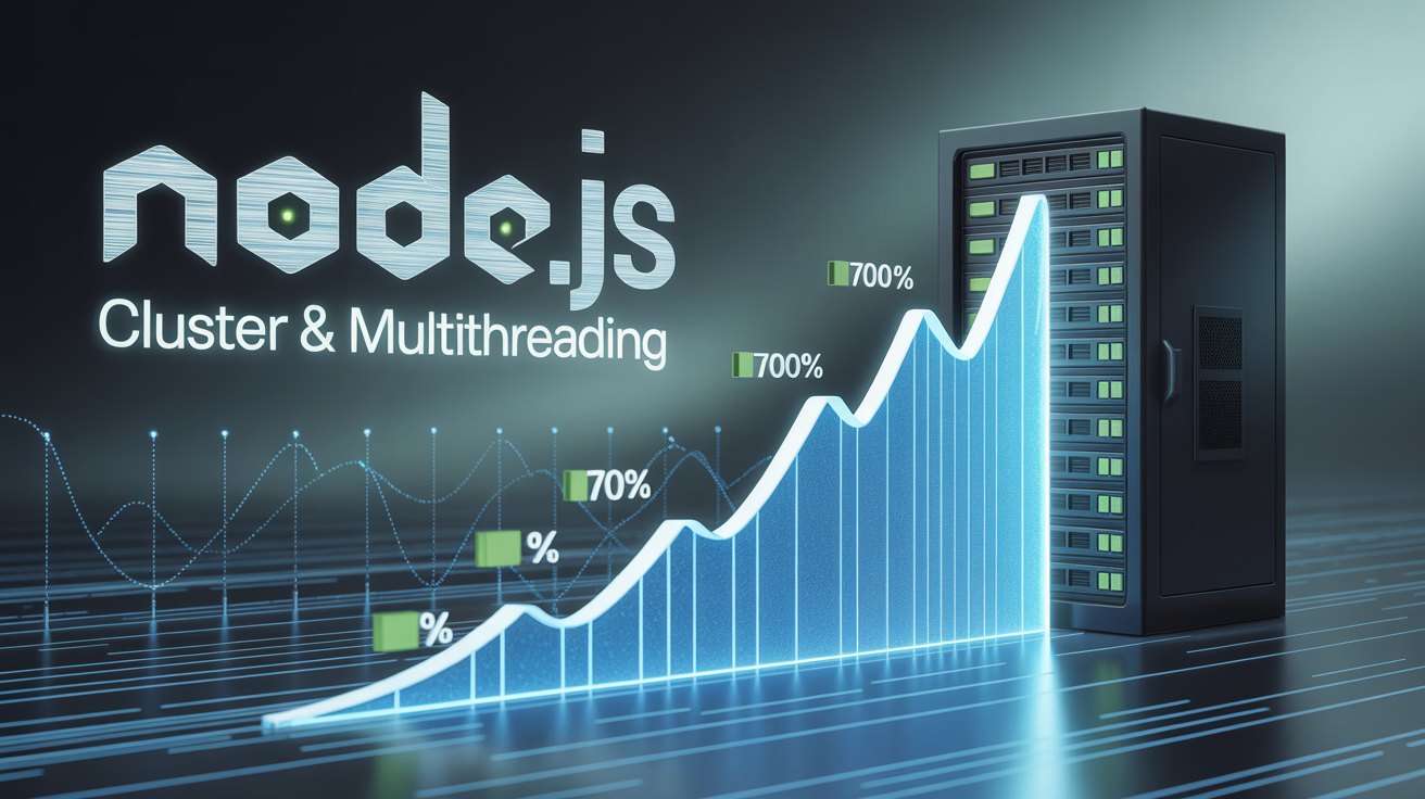 How does Node.js Backend Handle 700% More Traffic Using Cluster and Multithreading