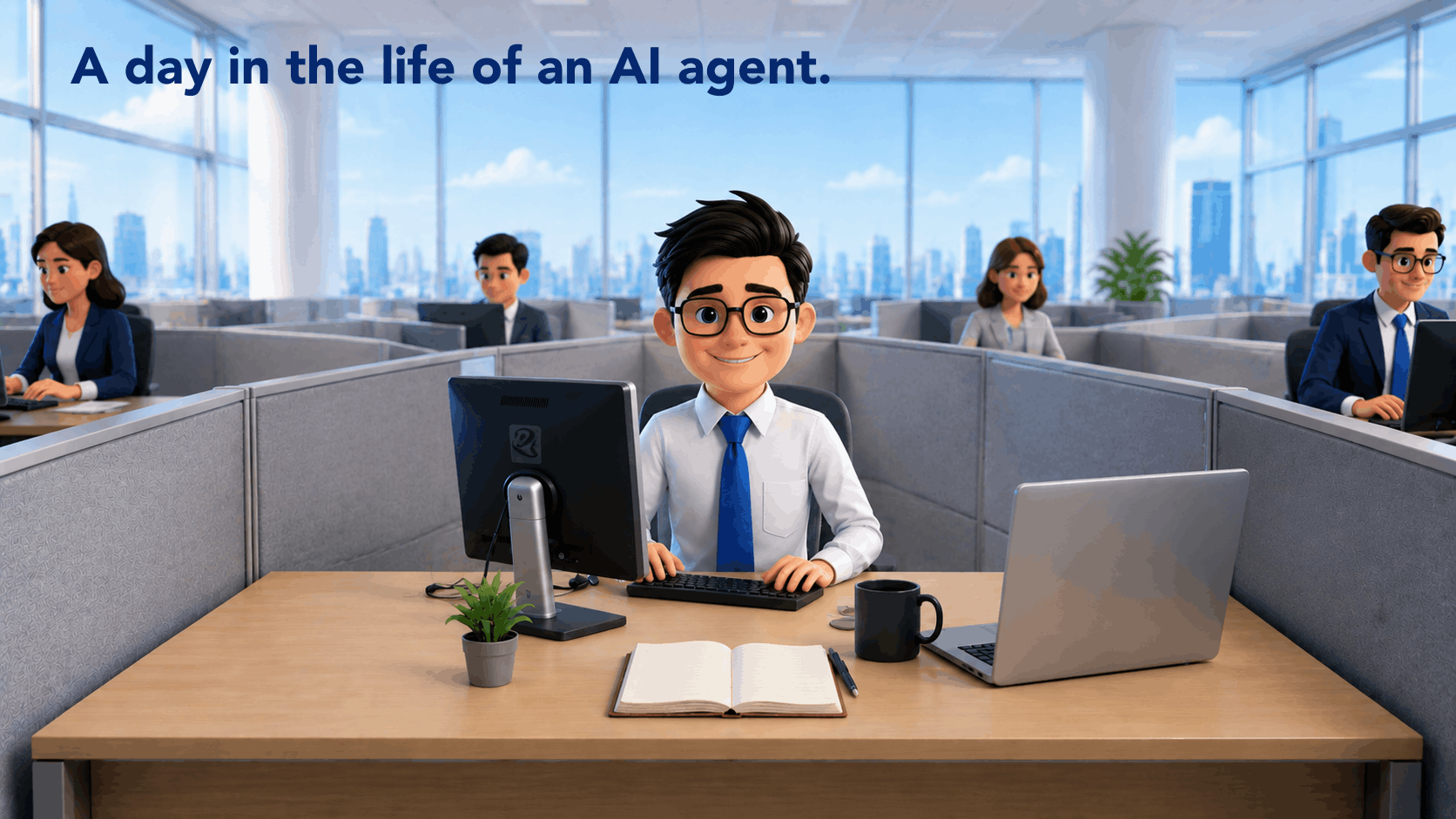 A day in the life of an AI agent